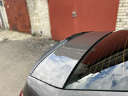 Peugeot 301 2012– Lūpas spoileris (Sunplex, melns) (118,5 cm x 5,5 cm) foto 1