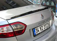 Renault Fluence 2009–2016 LIP spoileris (Sunplex, melns) (125,4 cm x 7,2 cm) foto 6