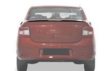 Dacia Logan II 2013–2022 Lūpas spoileris (Sunplex, melns) (118,5 cm x 5,5 cm) foto 3