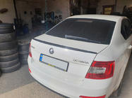 Skoda Octavia III A7 2013–2019 LIP spoilers (Sunplex, melns) (115,4 cm x 6 cm) foto 4