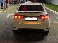 Toyota Corolla 2013–2019 LIP spoileris (Sunplex, melns) (118 cm * 6,4 cm) foto 3