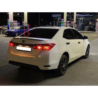 LIP spoileris (Sunplex, melns) (118 cm * 6,4 cm) Toyota Corolla 2013–2019 foto 4