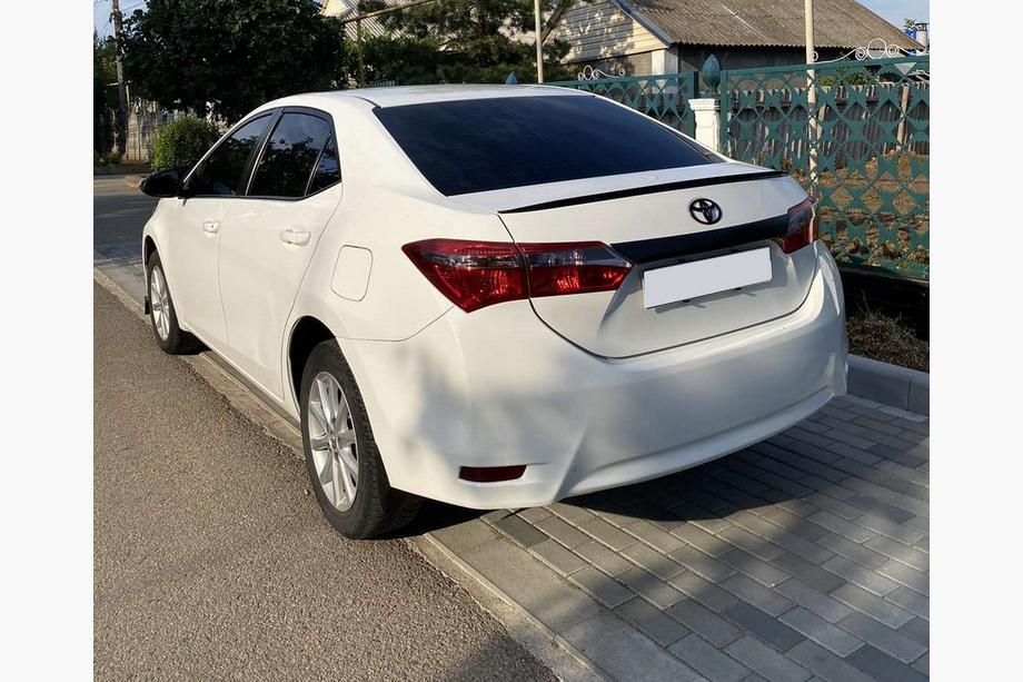 Toyota Corolla 2013–2019 LIP spoileris (Sunplex, melns) (118 cm * 6,4 cm) Image