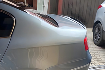 Volkswagen Jetta 2006–2011 LIP spoileris (Sunplex, melns) (115,8 cm x 6,3 cm) foto 3