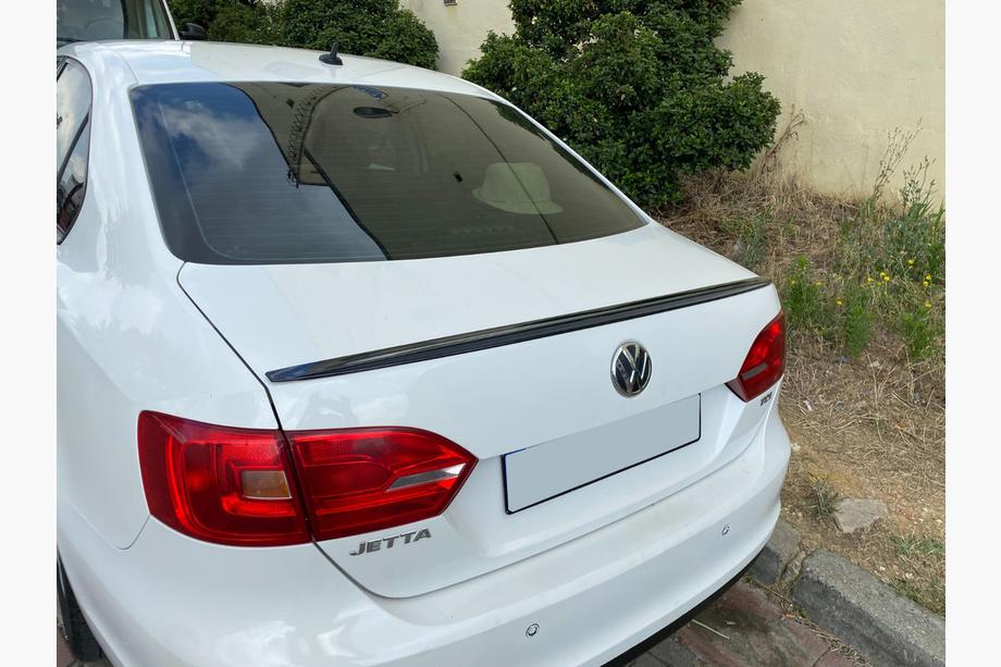 Volkswagen Jetta 2011–2018 LIP spoileris (Sunplex, melns) (115,8 cm x 6,3 cm) Image