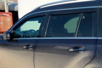 Mercedes GLE W167 2018– Logu vēja deflektori ar hromētu moldinglīsti (4 gab., HIC) foto 3