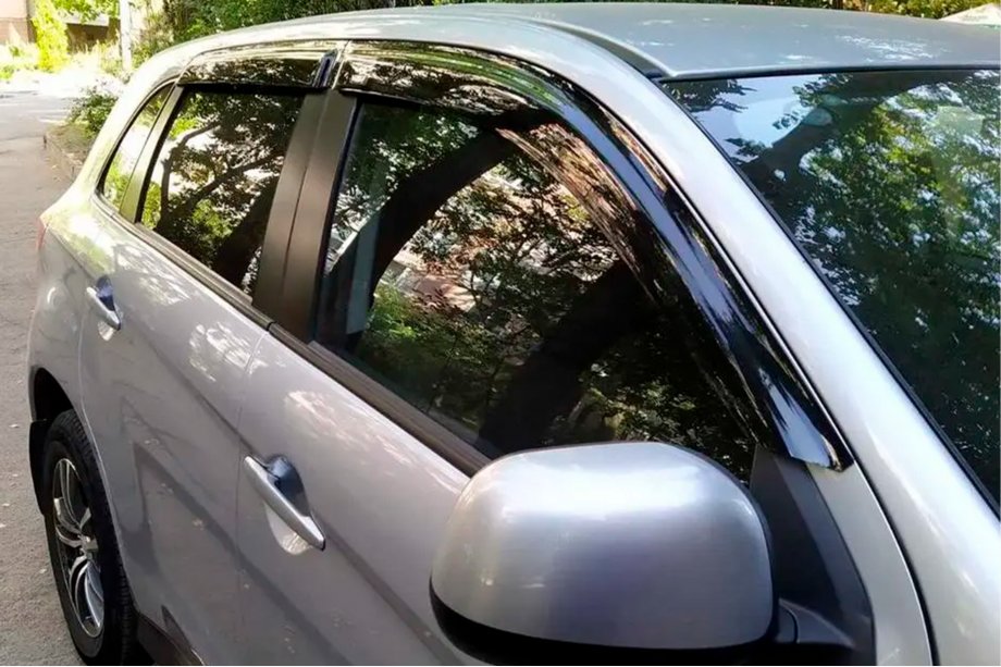 Mitsubishi ASX 2010–2023 Logu vēja deflektori (4 gab., HIC) Image