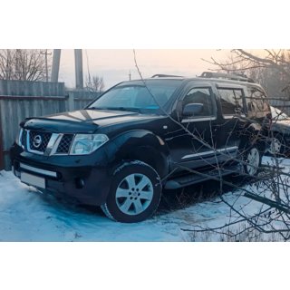 Logu vēja deflektori (4 gab., HIC) Nissan Pathfinder R51 2005–2014 foto 3