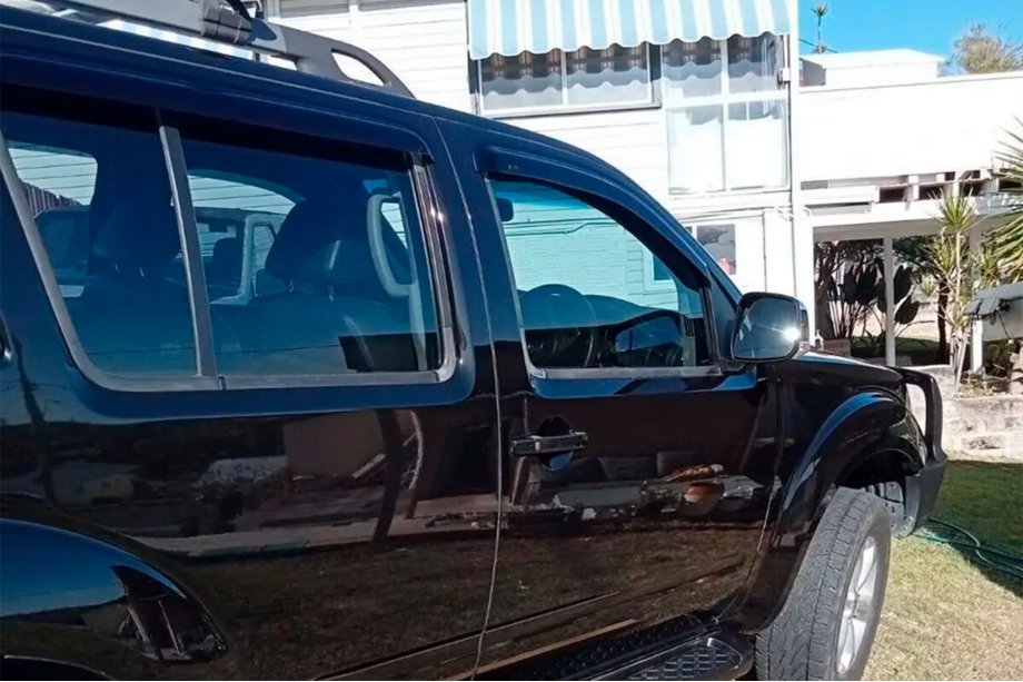 Nissan Pathfinder R51 2005–2014 Logu vēja deflektori (4 gab., HIC) Foto 7