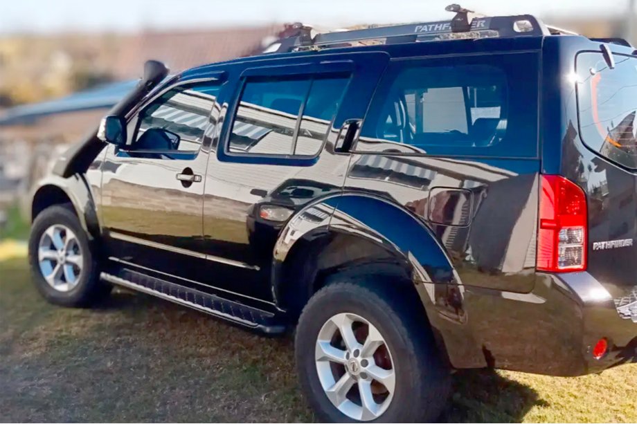 Nissan Pathfinder R51 2005–2014 Logu vēja deflektori (4 gab., HIC) Foto 9