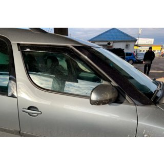 Logu vēja deflektori (4 gab., HIC) Skoda Roomster 2006–2015 foto 2