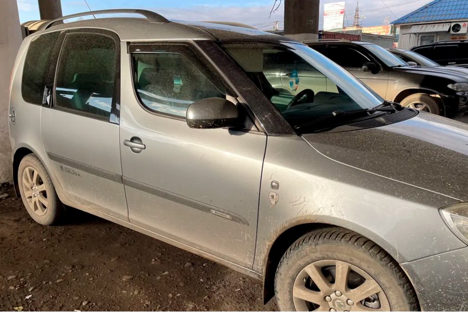 Skoda Roomster 2006–2015 Logu vēja deflektori (4 gab., HIC) Image