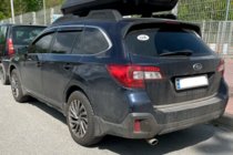 Subaru Outback 2014–2019 Logu vēja deflektori ar hromētu līsti (4 gab., HIC) foto 2