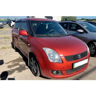 Logu vēja deflektori (4 gab., HIC) Suzuki Swift 2005–2010 foto 3