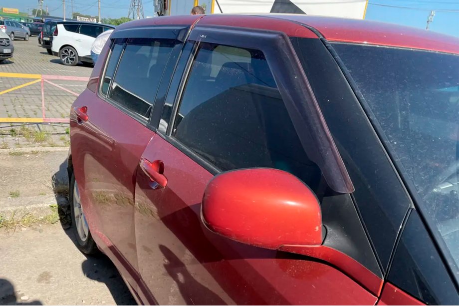 Suzuki Swift 2005–2010 Logu vēja deflektori (4 gab., HIC) Image