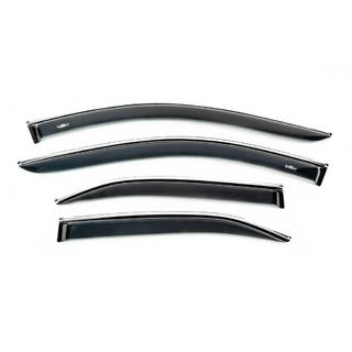 Logu vēja deflektori ar hroma līsti (USA, 4 gab., HIC) Toyota Camry 2006–2011 foto 1