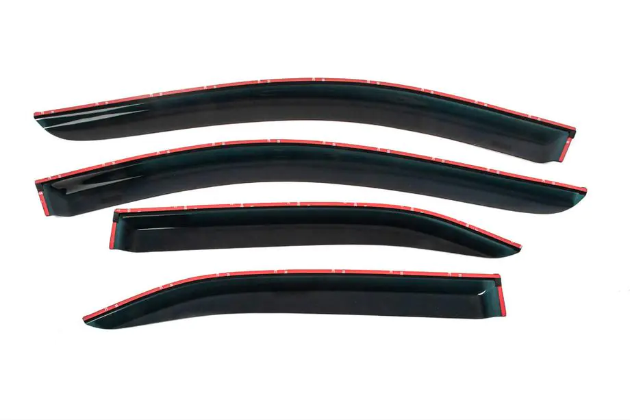 Toyota Camry 2006–2011 Logu vēja deflektori ar hroma līsti (USA, 4 gab., HIC) Foto 3