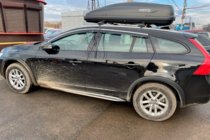 Volvo V60 2011–2018 Logu vēja deflektori ar hromētu līsti (4 gab., HIC) foto 3