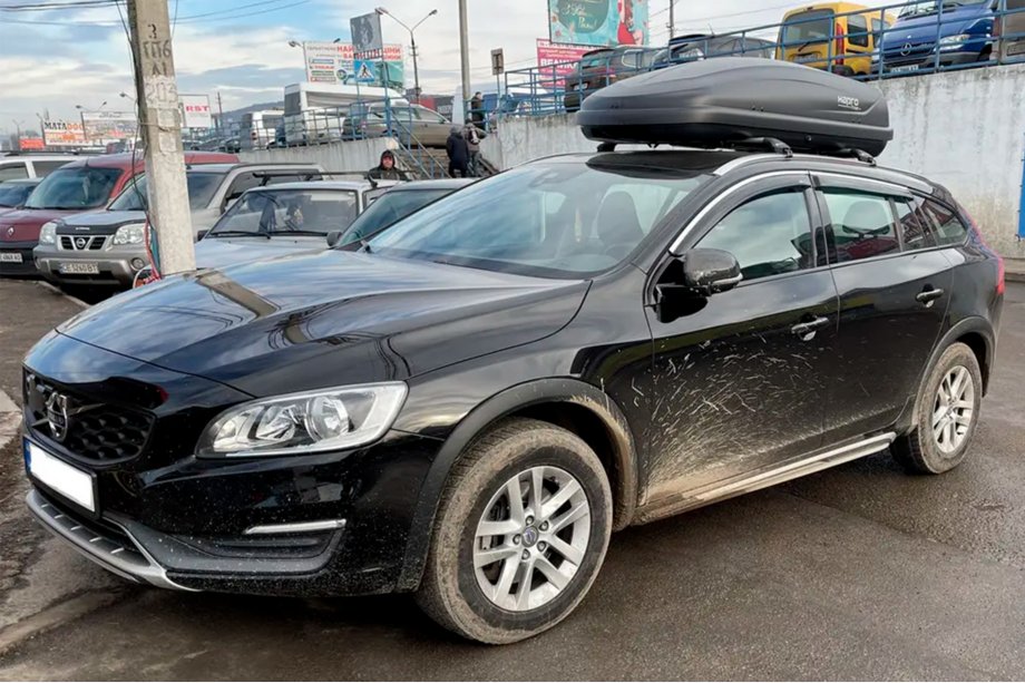 Volvo V60 2011–2018 Logu vēja deflektori ar hromētu līsti (4 gab., HIC) Image