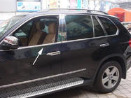 BMW X5 E70 2007–2013 Pilns logu rāmja apdares komplekts (nerūsējošais tērauds) foto 1