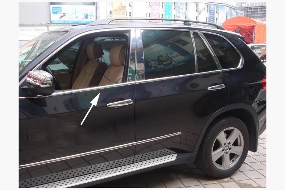 BMW X5 E70 2007–2013 Pilns logu rāmja apdares komplekts (nerūsējošais tērauds) Image