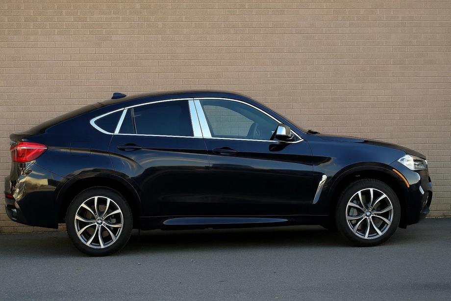 BMW X6 F16 2014–2019 Hromēto logu apmaļu komplekts (18 gab.) Image