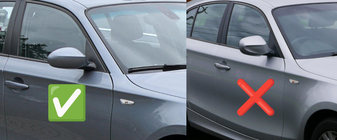 BMW 1. sērija E81/E82/E87/E88 2004–2011 Spoguļu vāciņi M-Look (2 gab.) foto 6