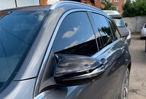 Mercedes E-klase W213 2016–2023 AMG-Look spoguļu uzlikas (2 gab.) foto 2
