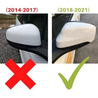 Spoguļu uzlikas BMW-style (2018↗, 2 gab.) Ford Courier 2014–2023 foto 4