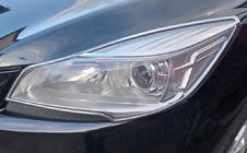 Ford Kuga/Escape 2013–2019 Hromētas priekšējo lukturu uzlikas 2013-2016 (ABS) foto 1