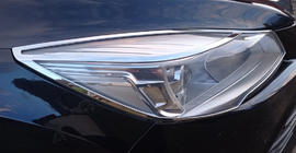 Ford Kuga/Escape 2013–2019 Hromētas priekšējo lukturu uzlikas 2013-2016 (ABS) foto 3