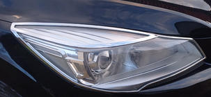 Ford Kuga/Escape 2013–2019 Hromētas priekšējo lukturu uzlikas 2013-2016 (ABS) foto 4