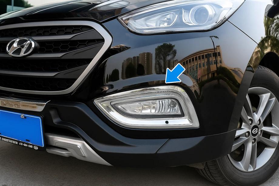 Hyundai IX-35 2010–2015 Hroma uzlikas miglas lukturiem Ķīnas versijai (2 gab.) Image