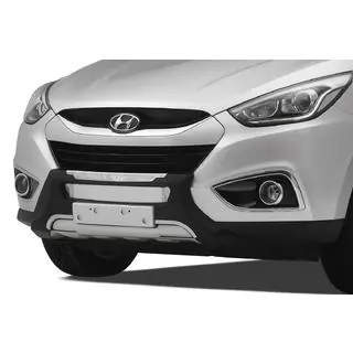 Priekšējā bampera plastmasas lūpa V4 Hyundai IX-35 2010–2015 foto 1