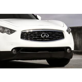 Libao priekšējā bampera uzlika (plastmasa) Infiniti QX70 2013–2019 foto 3