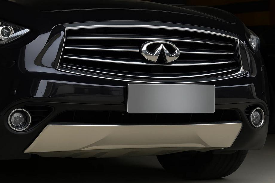 Infiniti QX70 2013–2019 Libao priekšējā bampera uzlika (plastmasa) Image