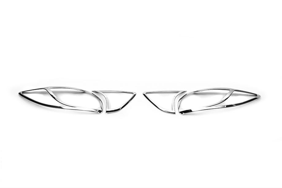 Mazda CX-5 2012–2017 Libao hromēti aizmugurējo lukturu pārsegi (2 gab., plastmasa) Image