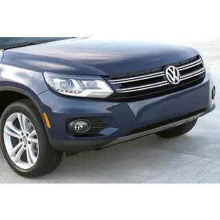 Priekšējā bufera lūpas spoilers 2007-2010 (nerūsējošais tērauds) Volkswagen Tiguan 2007–2016 foto 1