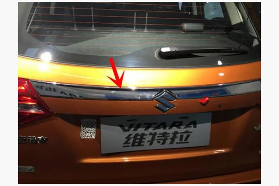 Suzuki Vitara 2015– Hromēta līste virs numura zīmes Libao (ABS) Image