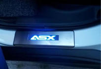 Mitsubishi ASX 2010–2023 Libao LED sliekšņu uzlikas (4 gab., nerūsējošais tērauds) foto 3
