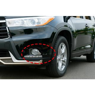 Hromētas miglas lukturu uzlikas Libao (2013-2016 ABS) Toyota Highlander 2013–2019 foto 1