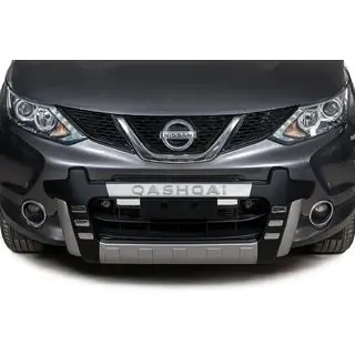 Priekšējā bampera lūpa Libao 2014-2016 (plastmasa) Nissan Qashqai 2014–2021 foto 1