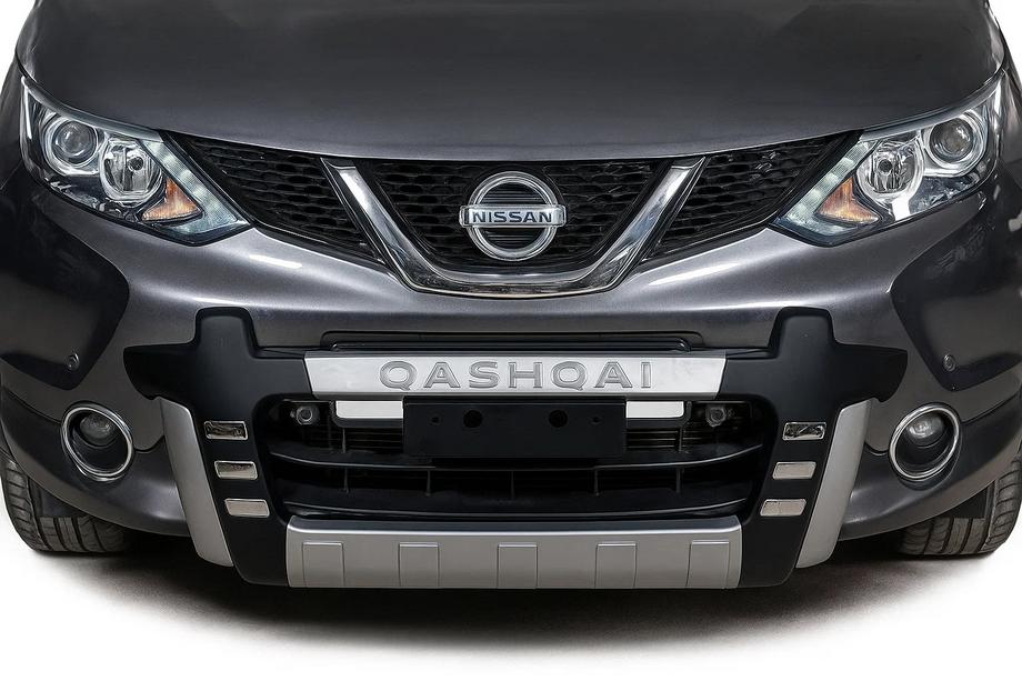 Nissan Qashqai 2014–2021 Priekšējā bampera lūpa Libao 2014-2016 (plastmasa) Image