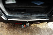 Nissan X-trail T31 2007–2014 Libao aizmugurējā bampera uzlika (nerūsējošais tērauds) foto 4