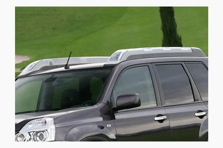 Nissan X-trail T31 2007–2014 Jumta reliņi – oriģināls dizains (ar lukturiem) Image