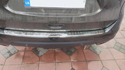 Nissan X-trail T32/Rogue 2014–2021 Libao aizmugurējā bampera uzlika (nerūsējošais tērauds) foto 2