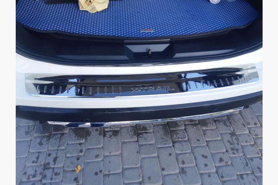Nissan X-trail T32/Rogue 2014–2021 Libao aizmugurējā bampera uzlika (nerūsējošais tērauds) Image