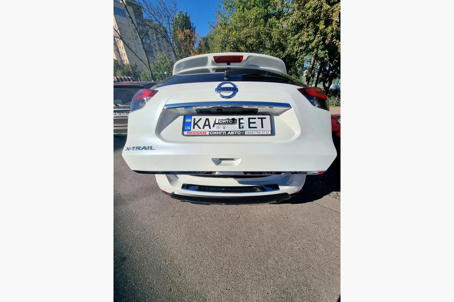 Nissan X-trail T32/Rogue 2014–2021 Libao nerūsējošā tērauda bagāžnieka vāka malas uzlika Image