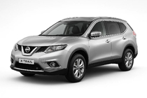 Nissan X-trail T32/Rogue 2014–2021 Integrēti jumta reliņi pelēki OEM (X-trail, alumīnijs, uzstādīšana ar līmi) foto 3