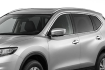 Nissan X-trail T32/Rogue 2014–2021 Integrēti jumta reliņi pelēki OEM (X-trail, alumīnijs, uzstādīšana ar līmi) foto 1